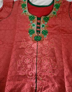 Embroidered Indian partywear Kurta