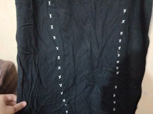 Embroidered Black Kurta