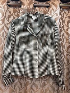Classic Gingham Button-Up Shirt