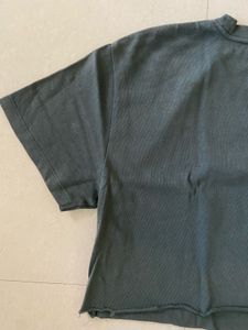 Zara Olive Crop Top