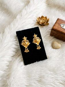Gold Plated Traditional Earrings