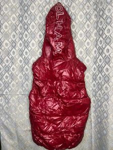 Polham Red Puffer Vest Full Zip