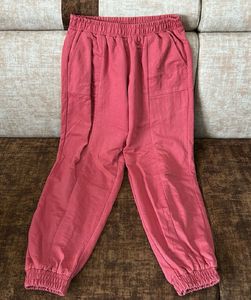 Mast &amp; Harbour Coral Pink Jogger Pants