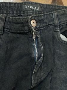 Black Cargo Jeans