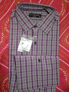Men's DIVERSE Slim Fit Plaid Shirt