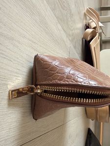 Chic Brown Crocodile pouch
