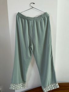 Indya Embellished sage green Co-ord set