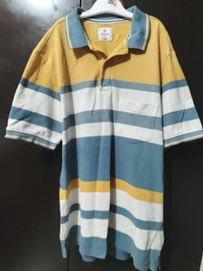 Men's Striped Polo Shirt