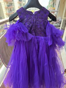 Cute Purple Party Dress