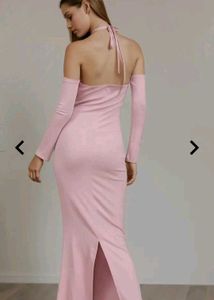 Elegant Pink bodycon dress