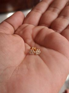 Sparkling Flower Stud Earrings