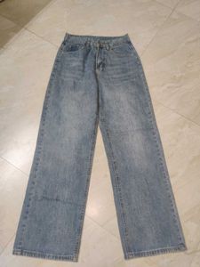 Light Wash Wide Leg Jeans