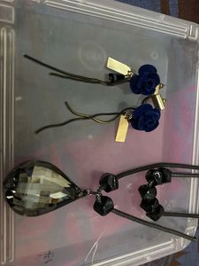 DUO DEAL:  Teardrop Pendant Necklace AND BL