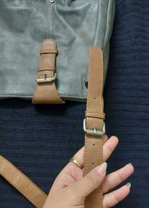 Imported Unused Leather Bag