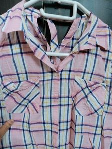 Baby Pink Woman's Shirt