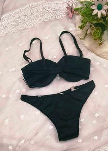 Black Bra &amp; Panty Set