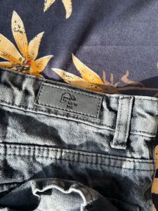 Stylish Grey Cargo Jeans