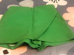 Vibrant Green Skort