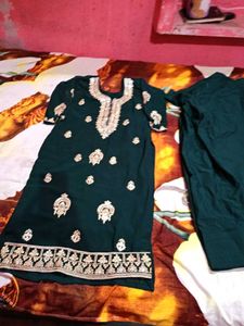 party wear heavy work suit salwar set