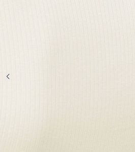Cream Ribbed Scoop Neck Top