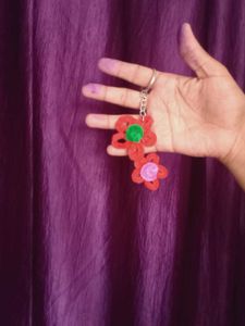 Cute Flower Keychain