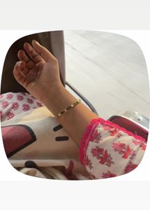 Pretty Pink Floral Print Kurta