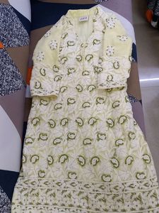 Very Beautiful LUCKNOWI EMBROIDERY Kurta Salwar And DUPATTA SET