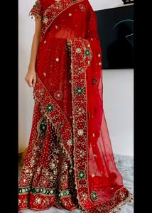 Red Bridal Lehenga
