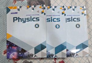 Allen Physics JEE Main+Advanced Books 4, 5, 6