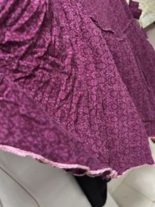 Purple floor length Maxi Dress