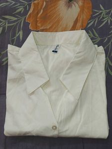 White Formal Shirt for Women – Size: L