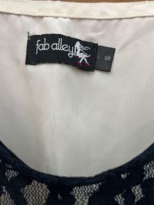 Elegant Black Lace Trim Top