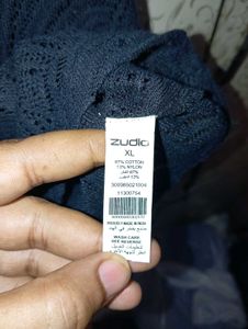 zudio crochet relex fit shirt