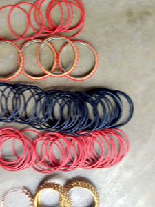 Red Velvet Bangles