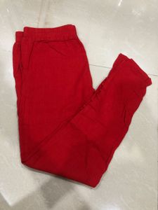 Red Casual Pants