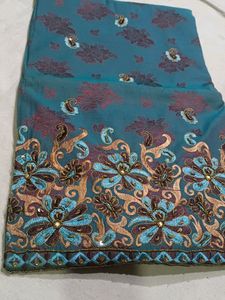 Fancy Cotton Suit With Duptta