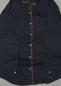 Stylish Men's Black Casual Shirt