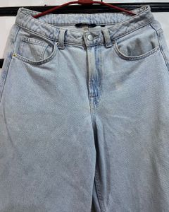 Westside Light Blue Wide Leg Jeans