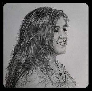 Hand-Drawn Portrait Sketch