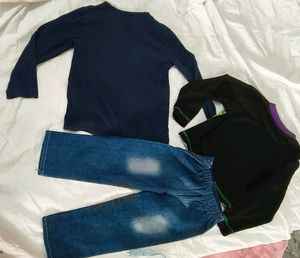 Combo Of Beautiful Tops With Jeans