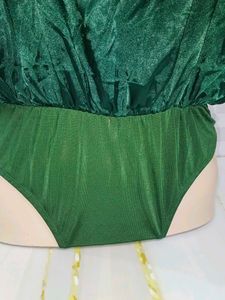 (488)Emerald Green Bodysuit