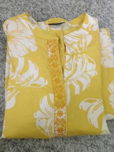 Floral Print Kurta