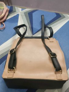 Stylish Two-Tone Backpack/sling Cross body