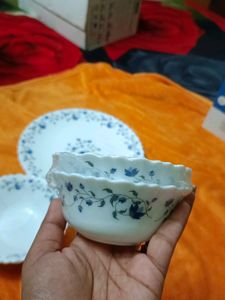 Dinner Set ( Plate, Small And Big Bowl)