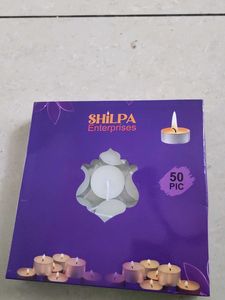 Shilpa Enterprises Tea Lights - 50 Pic