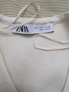 Cream V-Neck Button Vest Top