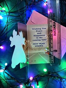 NEW YEAR GREETING CARD With Cover #newyear Happy New Year