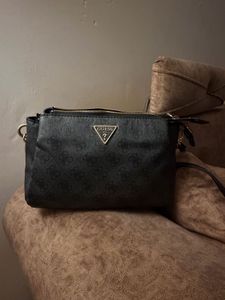 Guess Monogram Crossbody Bag