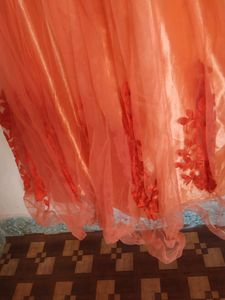 Barbie Gown With Embroidery