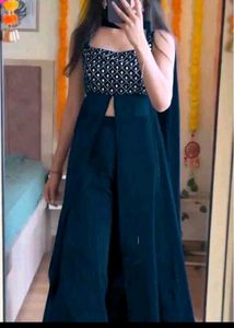 Elegant Teal Anarkali Kurta